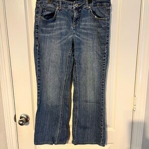Tommy Hilfiger Blue Flare Wide Leg Jeans